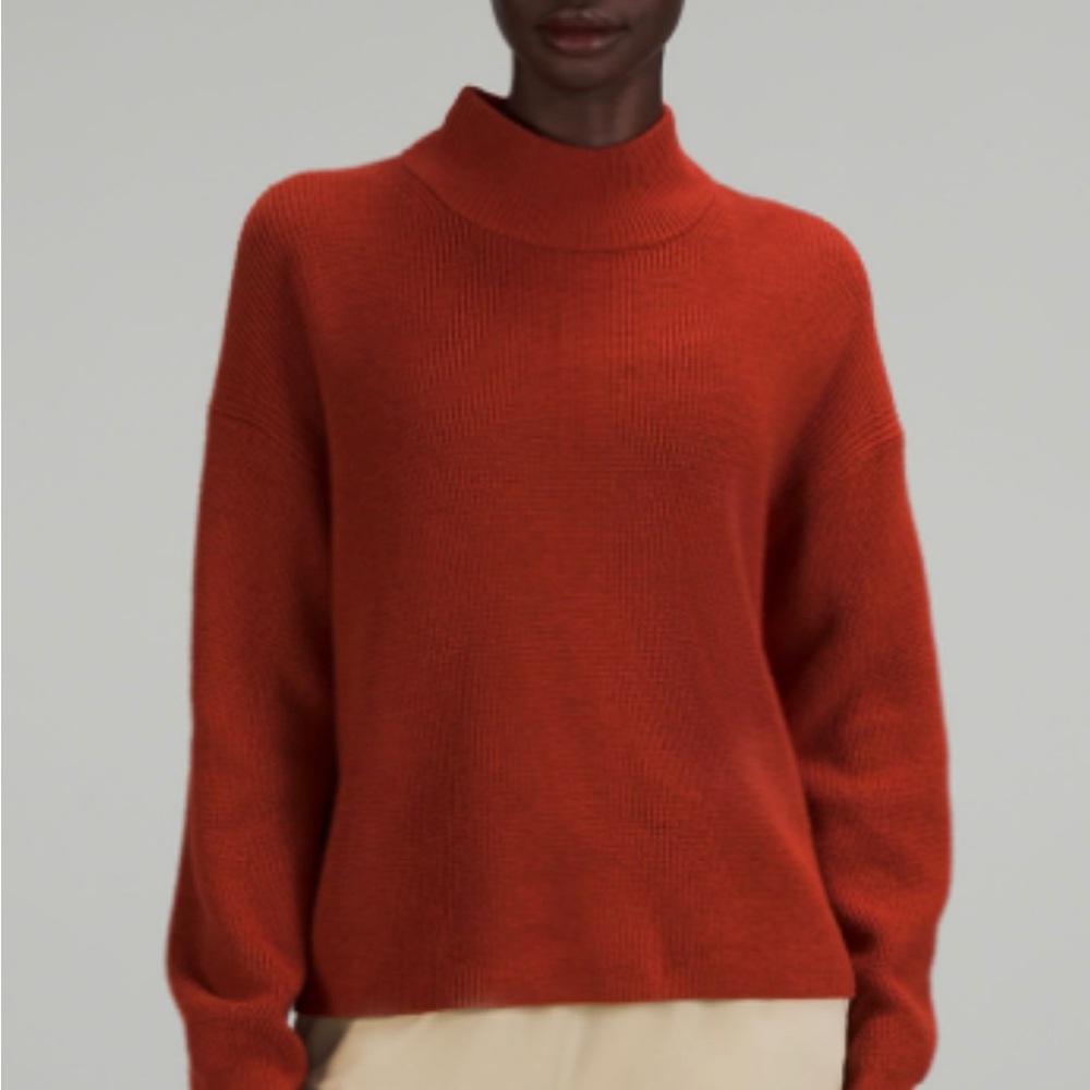Lululemon Merino Wool-Blend Ribbed Turtleneck Sweater